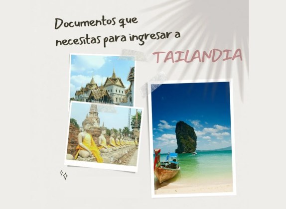 qué documentos debo llevar conmigo al viajar a Tailandia