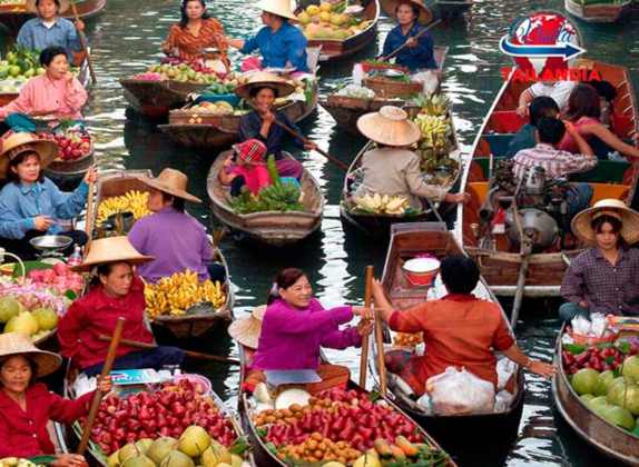 Mercado Flotante Damnoen Saduak