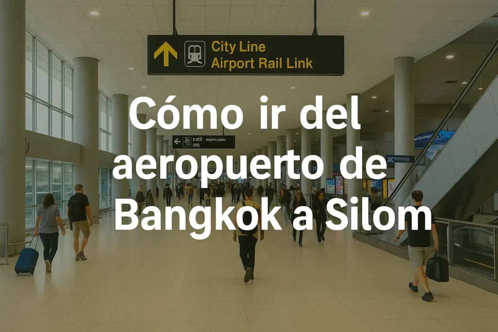 como ir del aeropuerto de bangkok a silom