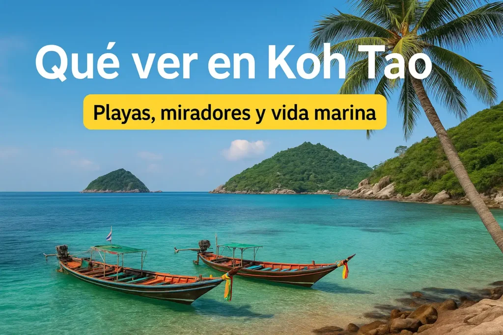 que ver en koh tao