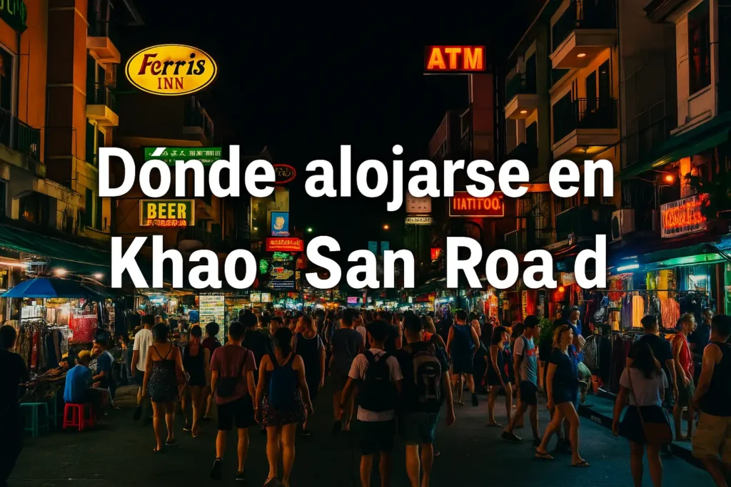 donde alojarse en khao san road