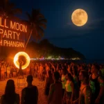 🌕 Fiesta de la Luna Llena en Koh Phangan: la fiesta más salvaje del Sudeste Asiático